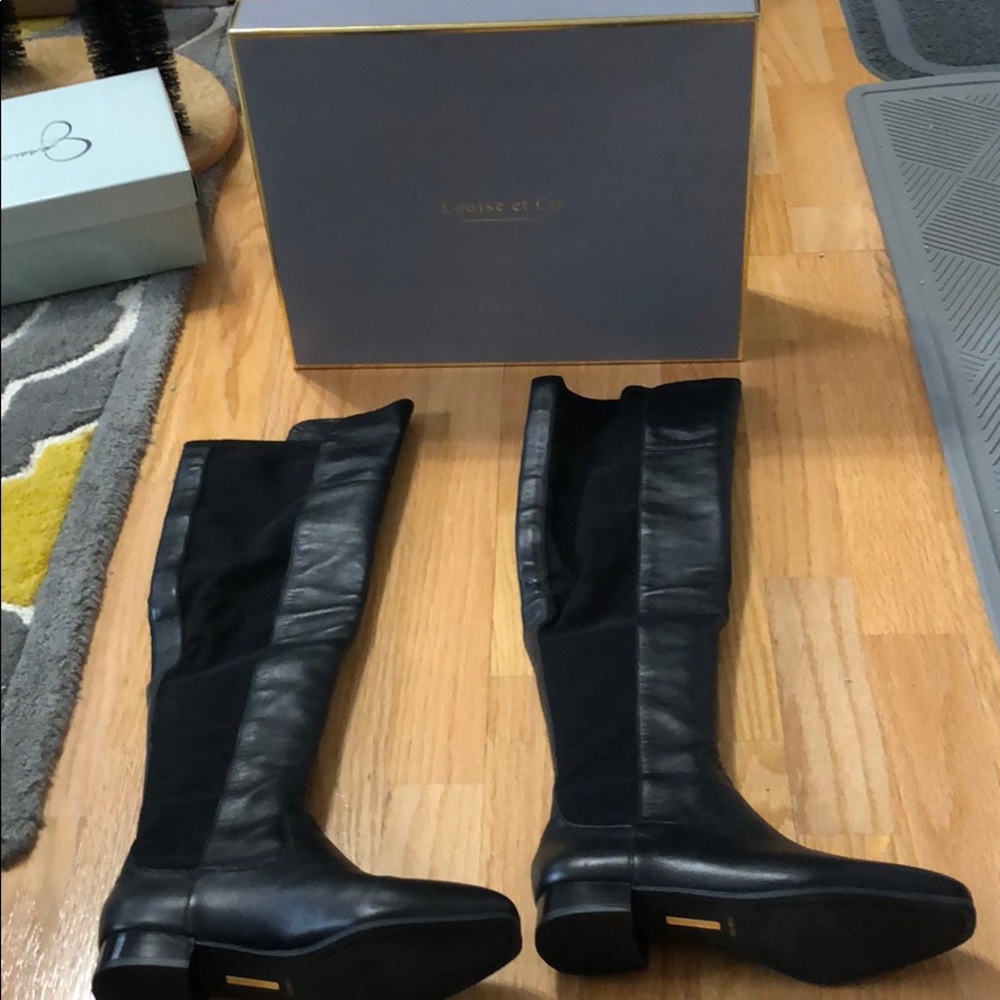 Louise Et Cie Lo-Andora OTK Leather Boots 5.5M